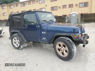 2003 Jeep Wrangler X with VIN 1J4FA39S93P315950, listed as a Copart auction lot 59563295 with Not provided miles and Salvage title. Bid and sale history available at DreamBid. Image 4.
