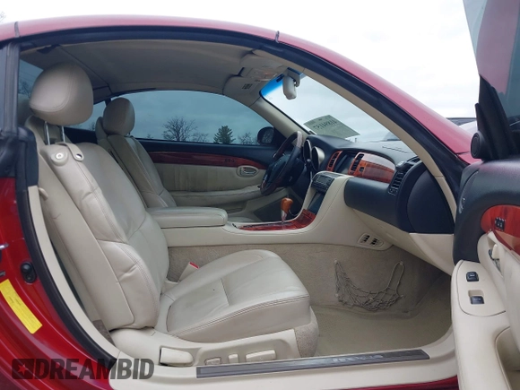 2006 Lexus SC with VIN JTHFN48Y369005760, listed as a IAAI auction lot 41894157 with 128,510 mi miles. Bid and sale history available at carsss.com. Image 5.