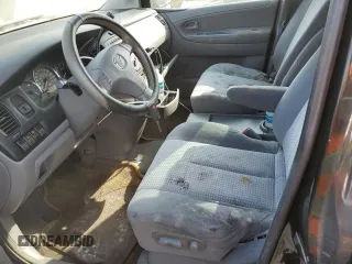 2005 Mazda MPV LX with VIN JM3LW28J550550474, listed as a Copart auction lot 75112994 with 0 mi miles and Salvage Title. Bid and sale history available at carsss.com. Image 7.