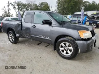 2008 Nissan Titan SE with VIN 1N6BA06A38N305381, listed as a Copart auction lot 41509535 with 273,063 mi miles and Salvage Title. Bid and sale history available at carsss.com. Image 4.