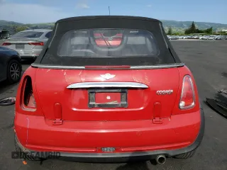 2008 MINI Convertible with VIN WMWRF33558TG18147, listed as a Copart auction lot 53547385 with 131,458 mi miles and Salvage Title. Bid and sale history available at DreamBid. Image 6.