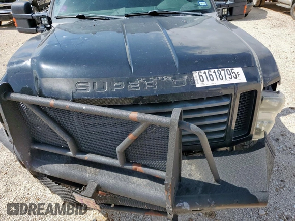 2008 Ford F-350 XL with VIN 1FTWW31R48EE60591, listed as a Copart auction lot 61618795 with 183,968 mi miles and Salvage title. Bid and sale history available at DreamBid. Image 11.