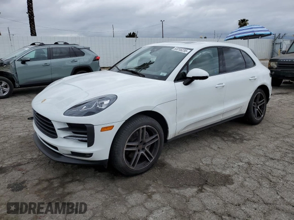 2021 Porsche Macan z VIN WP1AA2A54MLB01438, wystawiony jako Copart lot #53255235 z przebiegiem 31 538 mil mil oraz Szkoda całkowita • Salvage title. Historia ofert i sprzedaży dostępna na DreamBid. Obrazek 1.