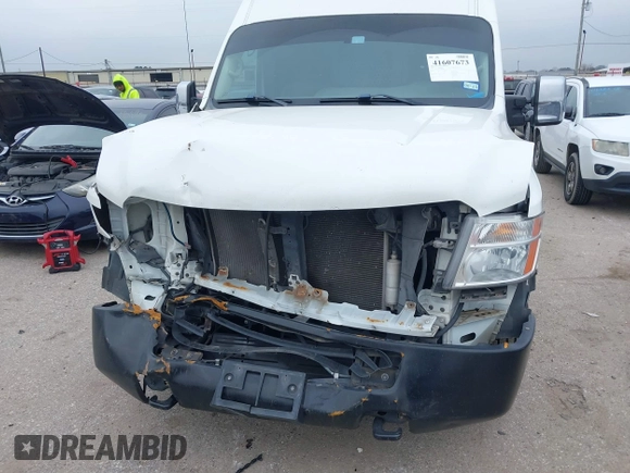 2017 Nissan NV SV with VIN 1N6AF0LY1HN804288, listed as a IAAI auction lot 41607673 with 196,111 mi miles. Bid and sale history available at carsss.com. Image 12.