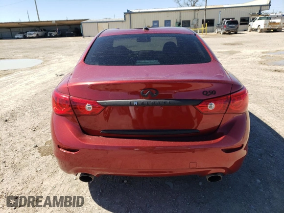 2014 Infiniti Q50 Premium with VIN JN1BV7AP8EM676682, listed as a Copart auction lot 47731195 with 78,902 mi miles and Salvage Title. Bid and sale history available at carsss.com. Image 6.