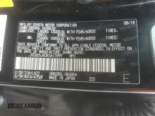 2019 Toyota 4Runner SR5 z VIN JTEBU5JR3K5617899, wystawiony jako Copart lot #58955725 z przebiegiem 208 888 mil mil oraz Szkoda całkowita • Salvage title. Historia ofert i sprzedaży dostępna na DreamBid. Obrazek 13.