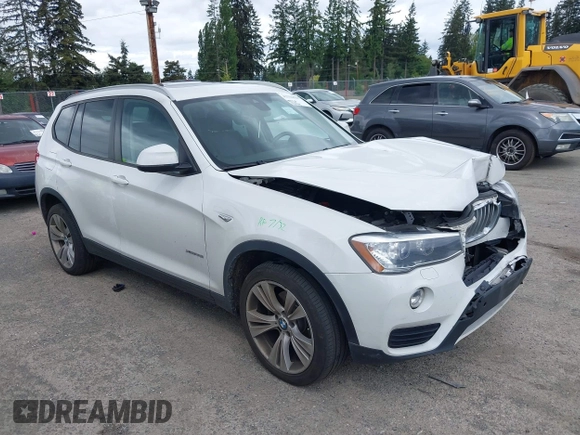 2016 BMW X3 xDrive35i z VIN 5UXWX7C53G0S17895, wystawiony jako IAAI lot #42316628 z przebiegiem 113 914 mil mil oraz . Historia ofert i sprzedaży dostępna na DreamBid. Obrazek 1.