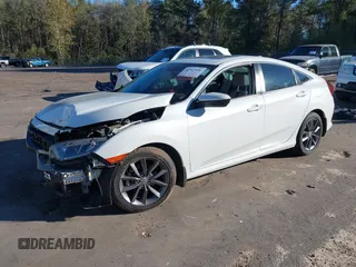 2021 Honda Civic Sedan EX-L with VIN 2HGFC1F72MH705025, listed as a IAAI auction lot 40921006 with 81,043 mi miles. Bid and sale history available at carsss.com. Image 18.