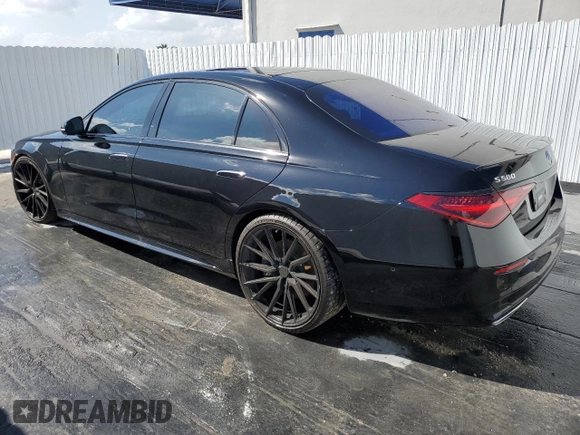 2022 Mercedes-Benz S 580 z VIN W1K6G7GB6NA144200, wystawiony jako Copart lot #48223505 z przebiegiem 29 488 mil mil oraz Szkoda całkowita • Salvage title. Historia ofert i sprzedaży dostępna na DreamBid. Obrazek 2.