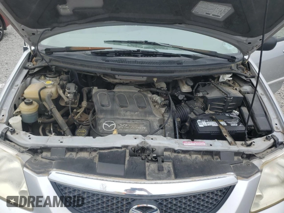 2003 Mazda MPV LX with VIN JM3LW28J730369731, listed as a Copart auction lot 58590885 with 80,179 mi miles and Salvage title. Bid and sale history available at DreamBid. Image 12.