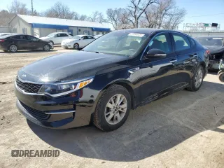 2016 Kia Optima LX z VIN 5XXGT4L39GG107205, wystawiony jako Copart lot #47094625 z przebiegiem 109 378 mil mil oraz Szkoda całkowita • Salvage title. Historia ofert i sprzedaży dostępna na DreamBid. Obrazek 1.