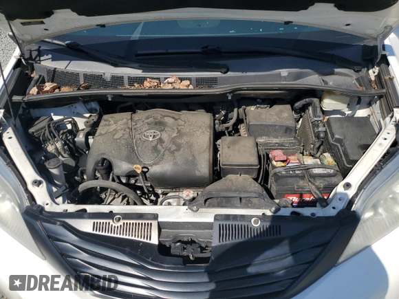2017 Toyota Sienna L with VIN 5TDZZ3DC4HS779589, listed as a Copart auction lot 48860415 with 128,566 mi miles and Salvage Title. Bid and sale history available at DreamBid. Image 13.