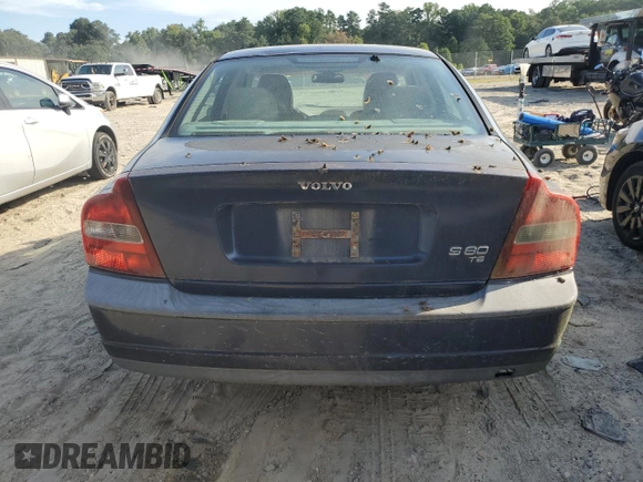 2000 Volvo S80 with VIN YV1TS90D1Y1140105, listed as a Copart auction lot 66579114 with 177,265 mi miles and Salvage Title. Bid and sale history available at carsss.com. Image 6.