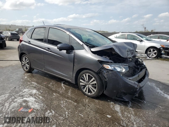 2015 Honda Fit EX-L with VIN 3HGGK5H88FM713414, listed as a Copart auction lot 48526905 with 140,601 mi miles and Salvage Title. Bid and sale history available at carsss.com. Image 4.