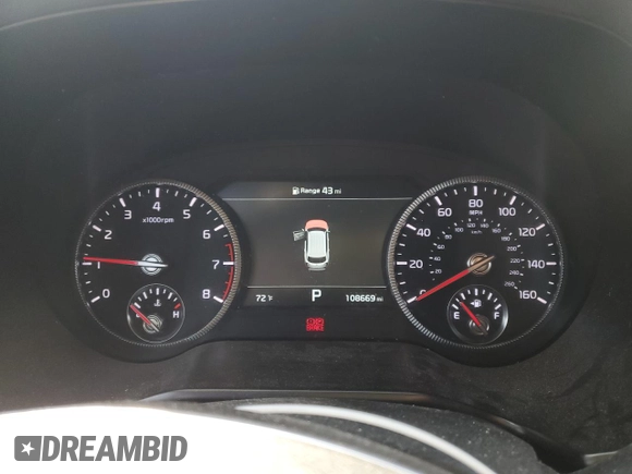 2020 Kia Telluride SX with VIN 5XYP5DHCXLG045399, listed as a Copart auction lot 51464265 with 108,669 mi miles and Salvage Title. Bid and sale history available at DreamBid. Image 9.