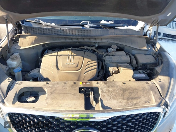 2018 Kia Sorento EX with VIN 5XYPHDA55JG420454, listed as a IAAI auction lot 41456515 with 96,108 mi miles and . Bid and sale history available at carsss.com. Image 10.