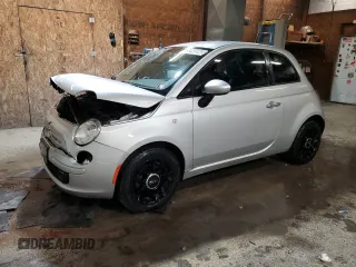 2013 FIAT 500 Pop with VIN 3C3CFFAR5DT526391, listed as a Copart auction lot 53429125 with 105,104 mi miles and Salvage Title. Bid and sale history available at carsss.com. Image 1.