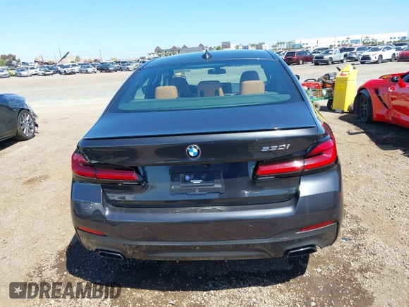 2023 BMW 5 Series 530i with VIN WBA53BH08PCL21884, listed as a IAAI auction lot 41991227 with 30,171 mi miles and . Bid and sale history available at DreamBid. Image 17.