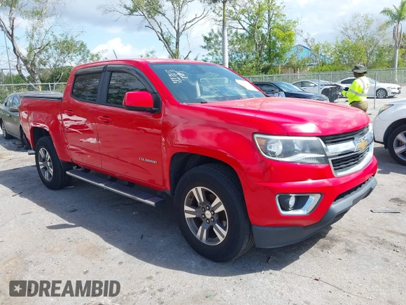 2017 Chevrolet Colorado 2WD WT with VIN 1GCGSBEA7H1312215, listed as a IAAI auction lot 41684590 with 97,512 mi miles and . Bid and sale history available at DreamBid. Image 1.