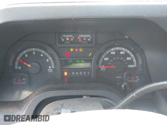 2013 Ford Econoline Cargo Commercial with VIN 1FTNE1EW2DDA78482, listed as a IAAI auction lot 42575152 with 543,296 mi miles and . Bid and sale history available at DreamBid. Image 7.