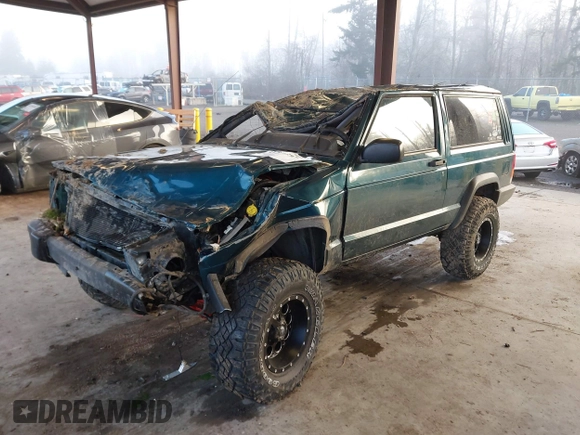 1997 Jeep Cherokee Sport with VIN 1J4FJ67S6VL574149, listed as a IAAI auction lot 41286297 with 1 mi miles. Bid and sale history available at carsss.com. Image 16.