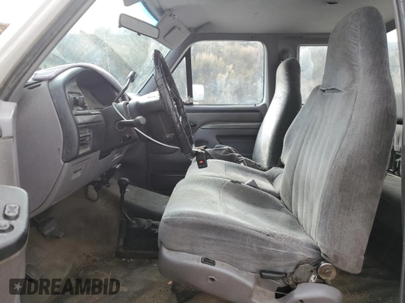 1996 Ford F-150 with VIN 1FTEX14H2TKA10044, listed as a Copart auction lot 78875674 with 0 mi miles and Salvage Title. Bid and sale history available at carsss.com. Image 7.
