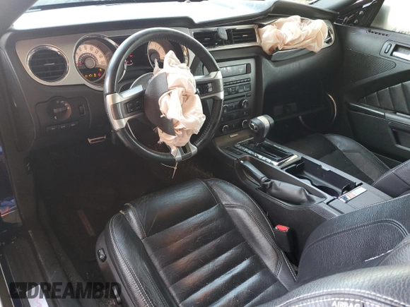 2012 Ford Mustang Premium with VIN 1ZVBP8AM4C5214966, listed as a Copart auction lot 62237965 with Not provided miles and Salvage title. Bid and sale history available at DreamBid. Image 8.