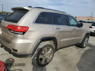 2014 Jeep Grand Cherokee Limited with VIN 1C4RJFBG8EC418569, listed as a Copart auction lot 56585115 with Not provided miles and Salvage title. Bid and sale history available at DreamBid. Image 3.