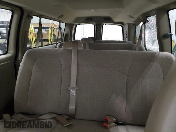 2013 Chevrolet Express Passenger LT with VIN 1GAZG1FG5D1118406, listed as a Copart auction lot 81705434 with 87,326 mi miles and Salvage title. Bid and sale history available at DreamBid. Image 10.