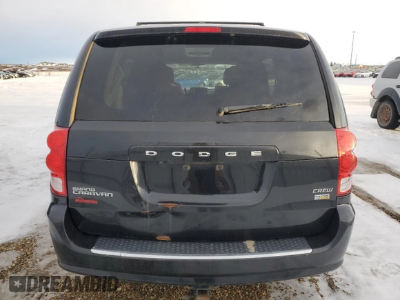 2017 Dodge Grand Caravan Crew Plus with VIN 2C4RDGDG9HR675147, listed as a Copart auction lot 41707575 with 142,644 mi miles and Salvage Title. Bid and sale history available at DreamBid. Image 6.