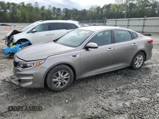 2018 Kia Optima S with VIN 5XXGT4L32JG208593, listed as a Copart auction lot 51272265 with 239,395 mi miles and Salvage title. Bid and sale history available at DreamBid. Image 1.