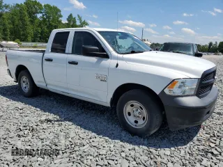 2022 Ram 1500 Tradesman with VIN 1C6RR6FGXNS155257, listed as a Copart auction lot 77655834 with 35,886 mi miles and Salvage title. Bid and sale history available at DreamBid. Image 4.