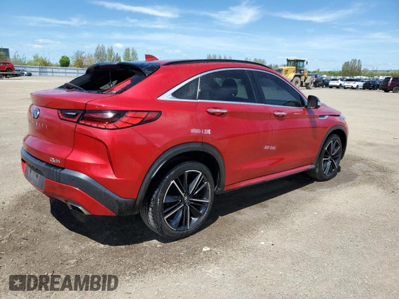 2022 Infiniti QX55 Sensory with VIN 3PCAJ5L31NF104767, listed as a Copart auction lot 57218455 with 73,694 mi miles and Clean title. Bid and sale history available at DreamBid. Image 3.