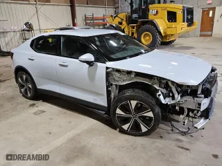 2023 Polestar 2 with VIN YSMED3KA8PL141106, listed as a Copart auction lot 74023754 with 32,813 mi miles and Clean Title. Bid and sale history available at carsss.com. Image 4.