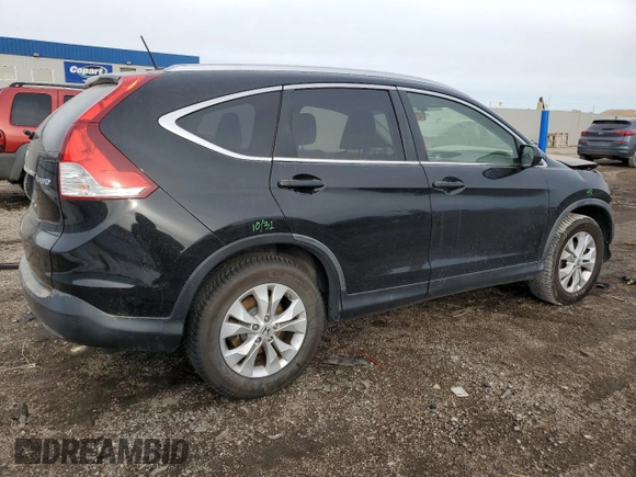 2012 Honda CR-V EX-L with VIN JHLRM4H75CC023090, listed as a Copart auction lot 50134375 with 88,753 mi miles and Salvage Title. Bid and sale history available at DreamBid. Image 3.