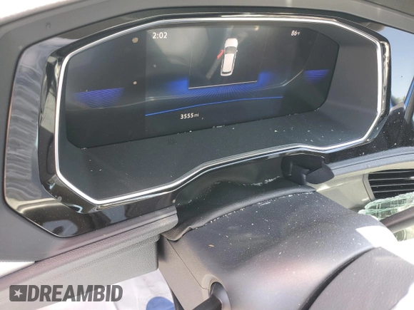 2024 Volkswagen Jetta S with VIN 3VW5M7BU0RM018413, listed as a Copart auction lot 55942274 with 3,555 mi miles and Salvage title. Bid and sale history available at DreamBid. Image 9.