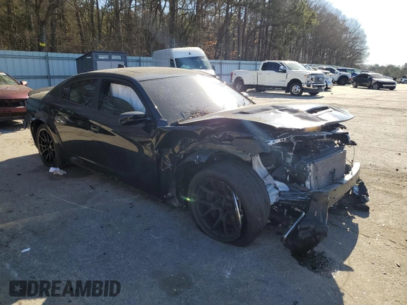 2023 Dodge Charger SRT Hellcat Widebody Jailbreak with VIN 2C3CDXL97PH514569, listed as a Copart auction lot 42081475 with 35,968 mi miles and Salvage Title. Bid and sale history available at carsss.com. Image 4.