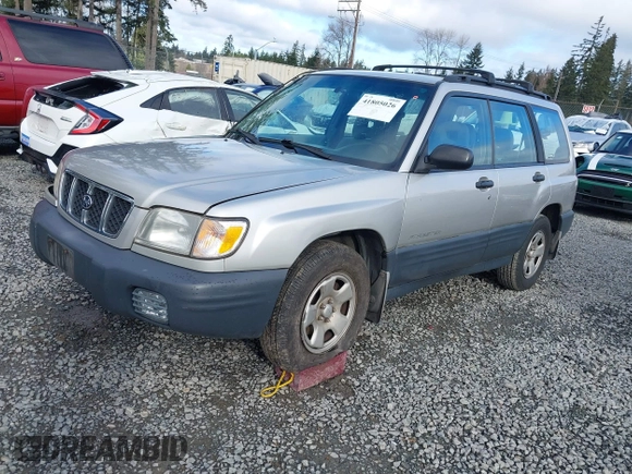2001 Subaru Forester L with VIN JF1SF635X1H735028, listed as a IAAI auction lot 41805026 with 132,843 mi miles. Bid and sale history available at carsss.com. Image 2.