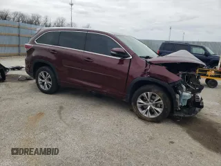 2015 Toyota Highlander XLE z VIN 5TDKKRFH8FS107212, wystawiony jako Copart lot #51064115 z przebiegiem 149 775 mil mil oraz Szkoda całkowita • Salvage title. Historia ofert i sprzedaży dostępna na DreamBid. Obrazek 4.