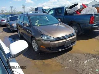 2011 Volkswagen Jetta SportWagen TDI with VIN 3VWPL7AJ2BM672287, listed as a IAAI auction lot 42013933 with 153,378 mi miles. Bid and sale history available at carsss.com. Image 1.