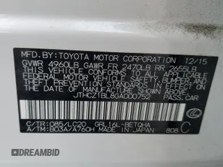 2016 Lexus GS 350 with VIN JTHCZ1BL8GA000752, listed as a Copart auction lot 51832715 with 28,659 mi miles and Salvage Title. Bid and sale history available at DreamBid. Image 12.
