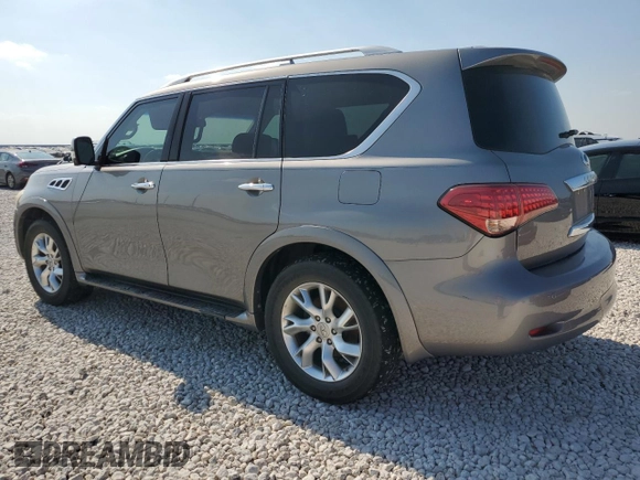 2011 Infiniti QX56 8-passenger with VIN JN8AZ2ND7B9701235, listed as a Copart auction lot 65757794 with 181,688 mi miles and Clean Title. Bid and sale history available at carsss.com. Image 2.