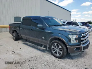 2015 Ford F-150 XLT with VIN 1FTEW1EF2FFA34289, listed as a Copart auction lot 56739435 with 120,293 mi miles and Salvage title. Bid and sale history available at DreamBid. Image 4.