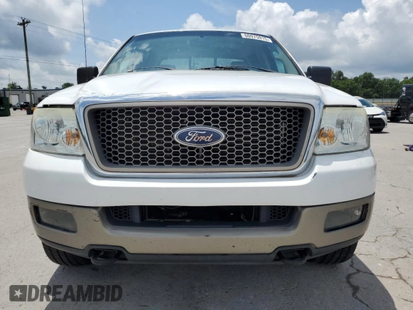 2005 Ford F-150 XLT with VIN 1FTPW14515KE37624, listed as a Copart auction lot 60975915 with 118,976 mi miles and Salvage title. Bid and sale history available at DreamBid. Image 5.