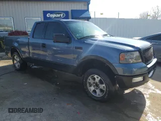 2004 Ford F-150 XL with VIN 1FTPX125X4NC25382, listed as a Copart auction lot 53637635 with 254,328 mi miles and Salvage Title. Bid and sale history available at DreamBid. Image 4.