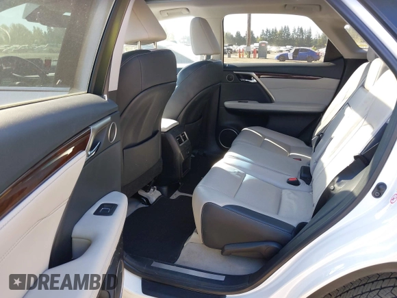 2017 Lexus RX with VIN 2T2ZZMCA8HC092917, listed as a IAAI auction lot 42066893 with 57,812 mi miles. Bid and sale history available at carsss.com. Image 8.