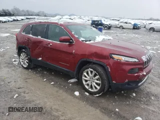 2017 Jeep Cherokee Limited with VIN 1C4PJLDS8HW549463, listed as a Copart auction lot 45791105 with 74,662 mi miles and Salvage Title. Bid and sale history available at carsss.com. Image 4.