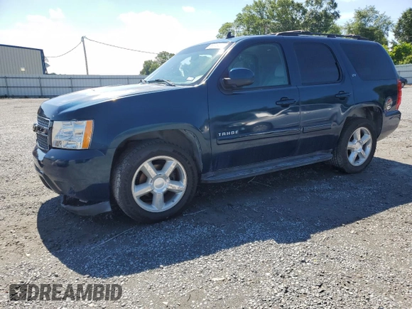 2007 Chevrolet Tahoe LTZ with VIN 1GNFC13J57R181007, listed as a Copart auction lot 56376455 with 202,161 mi miles and Salvage title. Bid and sale history available at DreamBid. Image 1.