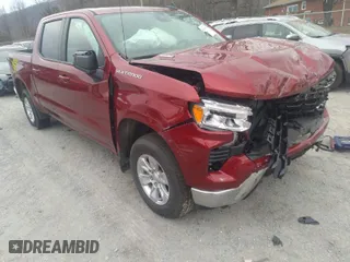 2023 Chevrolet Silverado 1500 LT with VIN 1GCUDDE88PZ333015, listed as a IAAI auction lot 41620991 with 1 mi miles. Bid and sale history available at carsss.com. Image 1.