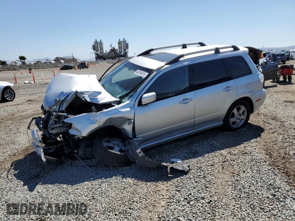 2003 Mitsubishi Outlander XLS with VIN JA4LZ41GX3U069310, listed as a Copart auction lot 48264815 with 73,181 mi miles and Salvage Title. Bid and sale history available at carsss.com. Image 1.